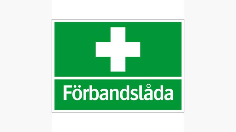 Förbandslåda i tvättstuga